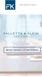 Mobile Screenshot of falletta-klein.com